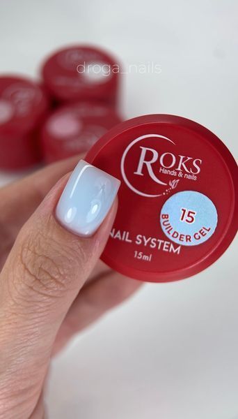 Builder Gel ROKS 30 мл №15 - Світло-блакитний BGELR3015 фото