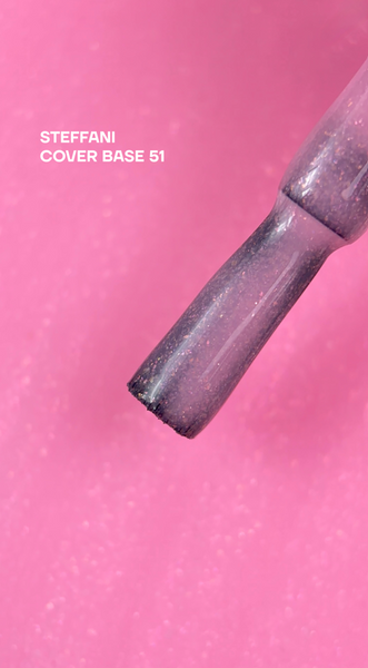 Rubber Base French(9мл). №51 - Світловідбиваюча малинова SCB09-51 фото