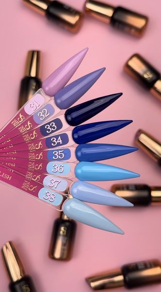 Гель лак - Без ТРО Steffani Color Gel polish №31 (9мл) - Ліловий з шимером SGP09-31 фото