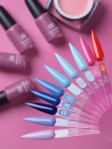 Гель лак - Без ТРО Steffani Color Gel polish №31 (9мл) - Ліловий з шимером SGP09-31 фото