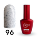 Cover Base - Без ТРО ROKS 8ml. №96 - Сіро-молочна із чорними крапками CBR8096 фото 1