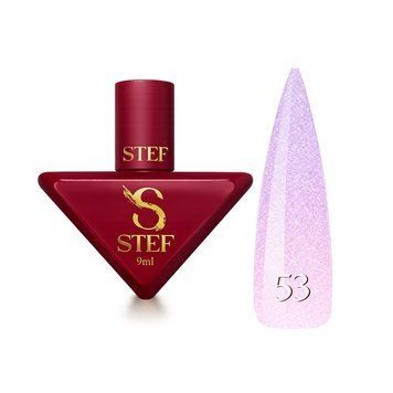 Rubber Base French(9мл). №53 - Світловідбиваюча фіолетова SCB09-53 фото