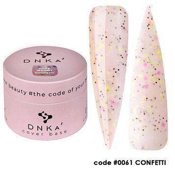 DNKa Cover Base, 30 ml #0061 Confetti DNKA0061-30 фото