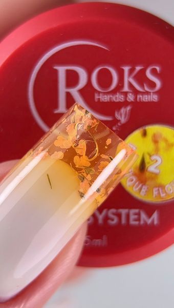 Гель з сухоцвітом ТМ "ROKS" Boutigue Flowers 5 g №2 FLOWR2 фото