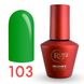 Гель лак - Без ТРО Roks 6 ml. №103 - Неоновий зелений COLR103 фото