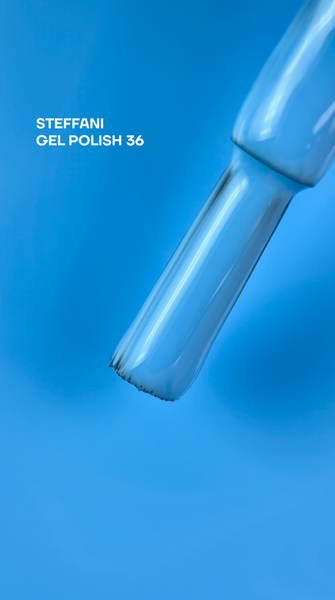 Гель лак - Без ТРО Steffani Color Gel polish №36 (9мл) - Блакитний SGP09-36 фото