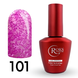 Cover Base - Без ТРО ROKS 12ml. №101 - Яскрава рожева із пластівцями CBR12101 фото