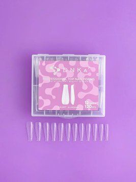 Верхні форми DNKa' Top Nail Forms Short Almond,120pcs FDNKASA фото