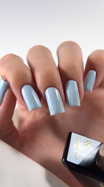 Гель лак - Без ТРО Steffani Color Gel polish №38 (9мл) - Блідо-блакитний SGP09-38 фото