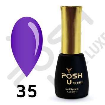 Гель лак - Без ТРО YOU POSH (7 ml). №35 - Ліловий colorposh35 фото