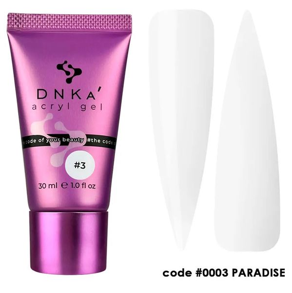 Аcryl Gel DNKa, 30 ml #0003 (У тюбику) AGD0003 фото