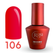 Гель лак - Без ТРО Roks 6 ml. №106 - Неоновий кораловий COLR106 фото