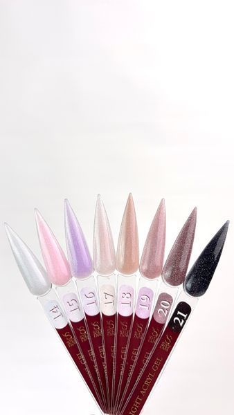Light Acryl Gel Steffani 30 ml (Рідкий Акрил гель) №14 - Білий з шимером steflightacryl30-14 фото