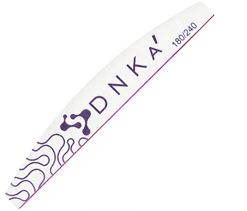 NAIL FILE "DNKa", HALF MOON 180/240 grit NFD18-24 фото