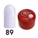 Cover Base - Без ТРО ROKS 30ml. №89 - Напівпрозора молочна із різнокольоровою голографічною поталлю CBR30089 фото 1