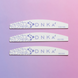 NAIL FILE "DNKa", HALF MOON 150/180 grit NFD15-18 фото 4