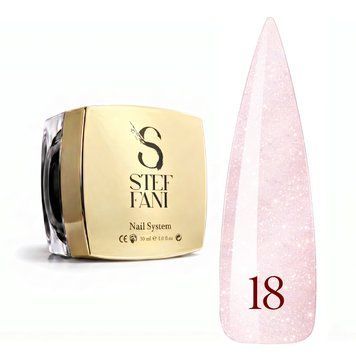 Light Acryl Gel Steffani 30 ml (Рідкий Акрил гель) №18 - Бежевий з шимером steflightacryl30-18 фото