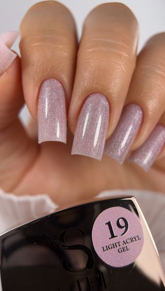 Light Acryl Gel Steffani 30 ml (Рідкий Акрил гель) №19 - Фіолетовий з шимером steflightacryl30-19 фото
