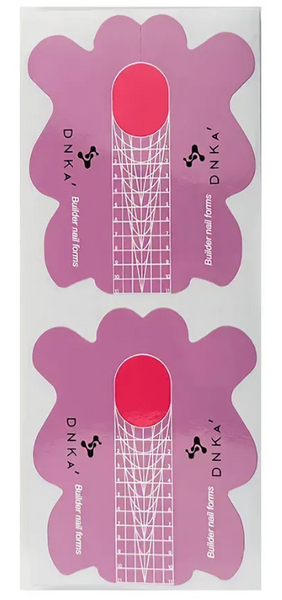 Нижні форми DNKa' Paper Builder nail forms long, 100pcs FDNKAD300 фото