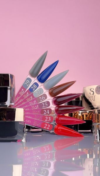 Light Acryl Gel Steffani 10 ml (Рідкий Акрил гель) №22 - Яскраво-червоний steflightacryl22 фото