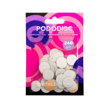 Змінні файли PODODISC STALEKS PRO S 240 грит (50 шт) PDF-15-240 фото