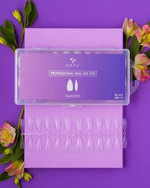Гелеві тіпси DNKa' Professional Nail Gel Tips Almond, 240pcs NGTADNKA фото