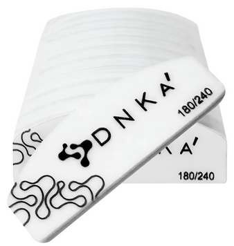 Міні-баф для нігтів DNKa' Half Moon 180/240 грит, 10 шт NBDM18-24-1 фото