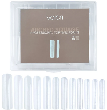 Valeri Top Nail Forms Arched Square Верхні форми VNFA фото