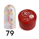 Cover Base - Без ТРО ROKS 30ml. №79 - Молочна із рожевою, блакитною, жовтою поталлю CBR30079 фото 1