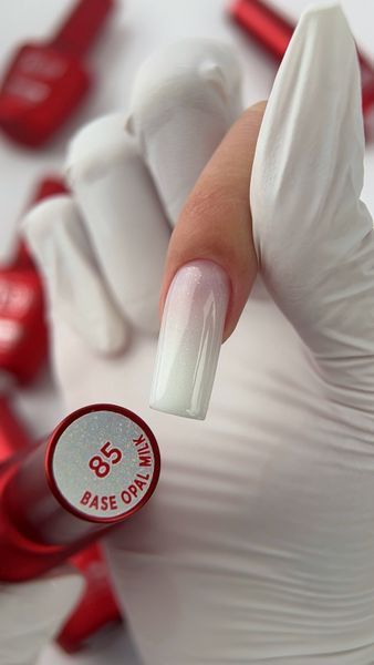 Cover Base - Без ТРО ROKS 30ml. №85 - Молочна із золотим шимером CBR30085 фото