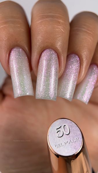 Гель лак - Без ТРО Steffani Color Gel polish №50 (9мл) - Ефект втирки з рожевим відливом SGP09-50 фото