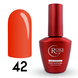 Cover Base - Без ТРО ROKS 12ml. №42 - Неонова оранжевий-мандарин CBR12042 фото