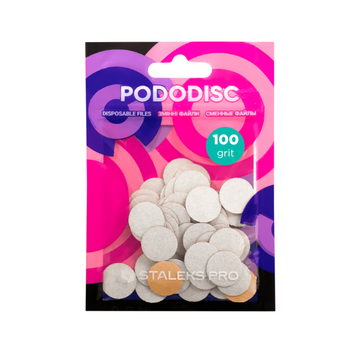 Змінні файли PODODISC STALEKS PRO S 100 грит (50 шт) PDF-15-100 фото
