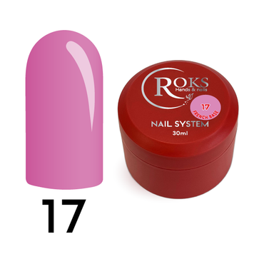 Cover Base - Без ТРО ROKS 30ml. №17 - Яскрава рожева CBR30017 фото