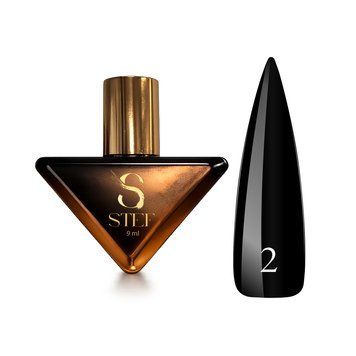 Гель лак - Без ТРО Steffani Color Gel polish №2 (9мл) - Чорний SGP09-02 фото