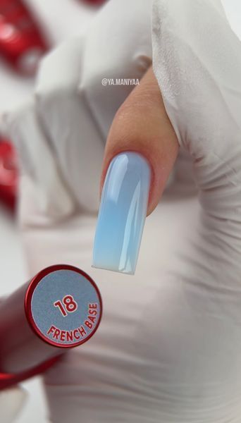 Cover Base - Без ТРО ROKS 12ml. №18 - Сіро-голуба CBR12018 фото