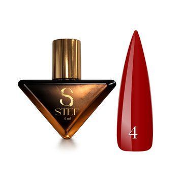 Гель лак - Без ТРО Steffani Color Gel polish №4 (9мл) - Темно-червоний SGP09-04 фото