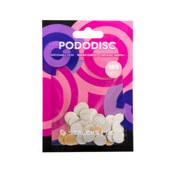 Змінні файли білі PODODISC STALEKS PRO XS 180 грит (50 шт) PDF-10-180w фото