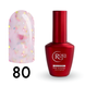 Cover Base - Без ТРО ROKS 8ml. №80 - Ніжно-рожева із рожево-голубою поталлю CBR8080 фото 1
