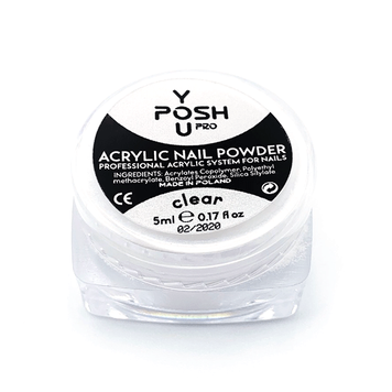 Акрил Пудра You Posh Clear (5 g). apyp3 фото