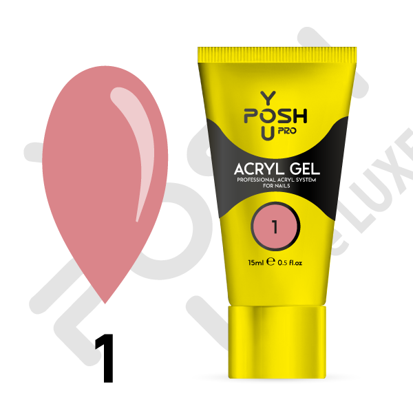 Acryl Gel YOU POSH 15 ml. №1 acrylposh1501 фото