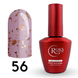 Cover Base - Без ТРО ROKS 12ml. №56 - Темна бежеваіз золотою поталлю CBR12056 фото