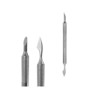 Лопатка манікюрна пола EXPERT 100 TYPE 1 (пушер скошений + топірець) PE-100-1 фото