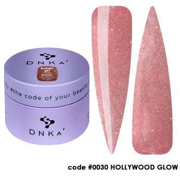 Builder Gel Dnka Hollywood Glow Collection №30 BGD0030 фото