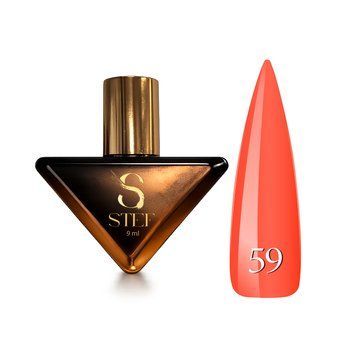Гель лак - Без ТРО Steffani Color Gel polish №59 (9мл) - Помаранчевий SGP09-59 фото