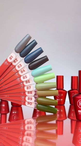Гель лак - Без ТРО Roks 6 ml. №82 - Пастельний темно-бірюзовий COLR82 фото