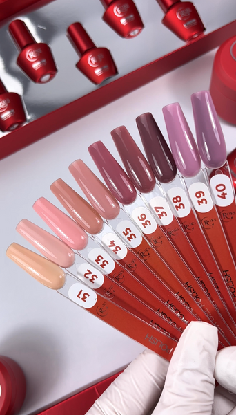 Гель лак - Без ТРО Roks 6 ml. №34 - Пастельний бежевий COLR34 фото