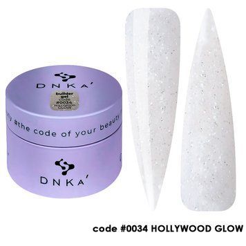 Builder Gel Dnka Hollywood Glow Collection №34 BGD0034 фото