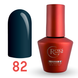 Гель лак - Без ТРО Roks 6 ml. №82 - Пастельний темно-бірюзовий COLR82 фото 1