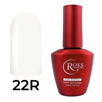 Cover Base - Без ТРО ROKS 12ml. №22R - Біла-молочна (щільна) CBR12022r фото